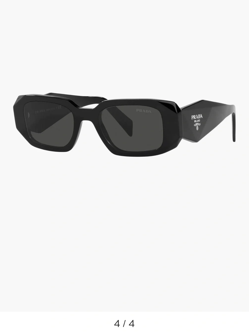 Prada Black Rectangle Sunglasses